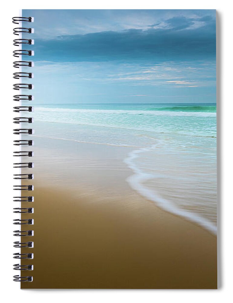 Beach Spiral Notebook featuring the photograph Fisherman Gulf Islands National Seashore by Jordan Hill