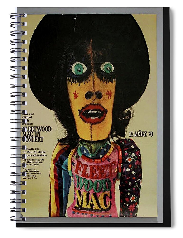 Fleetwood Mac Spiral Notebook featuring the photograph Fleetwood Mac Where are you? by Imagery-at- Work
