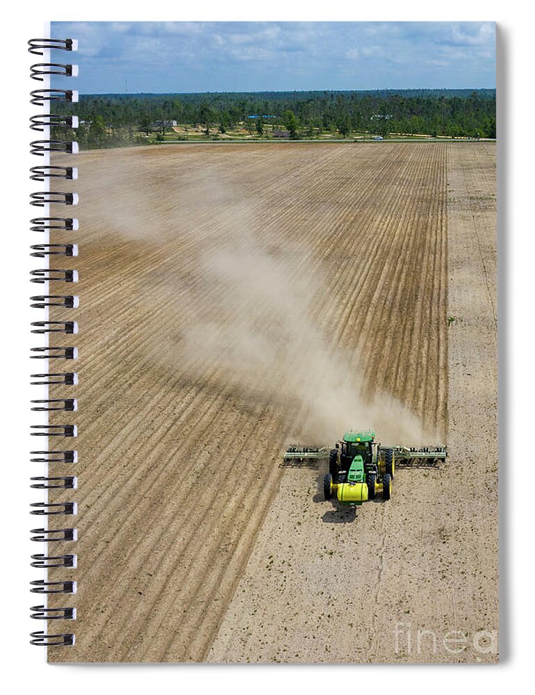 Agriculture Spiral Notebook featuring the photograph Florida Farmer by Jim West