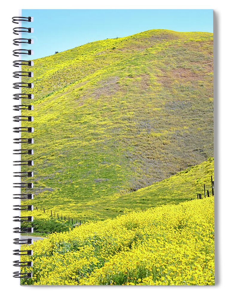 Spectacular Spiral Notebook featuring the photograph Flower Stop by Brian Tada