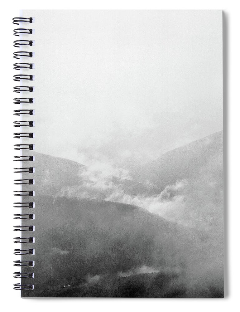 S. R. Shilling Spiral Notebook featuring the photograph Fog Rising in the Catskills by Stephen Russell Shilling