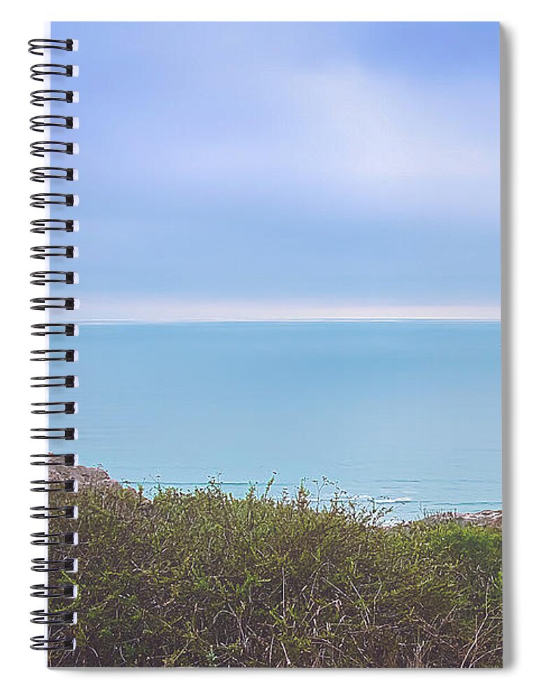 Forever In Blue Seas Spiral Notebook featuring the photograph Forever in Blue Seas by Christina McGoran