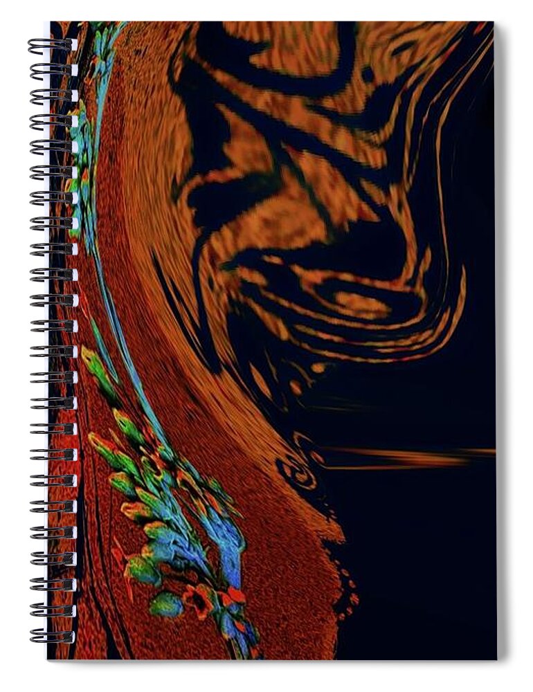 Character Spiral Notebook featuring the digital art Forever Love by Glenn Hernandez