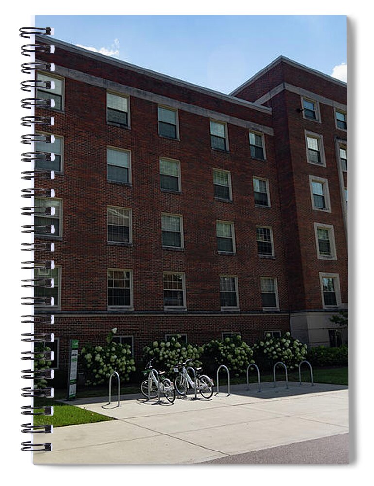Private College Spiral Notebook featuring the photograph Founders Hall at the University of Dayton by Eldon McGraw