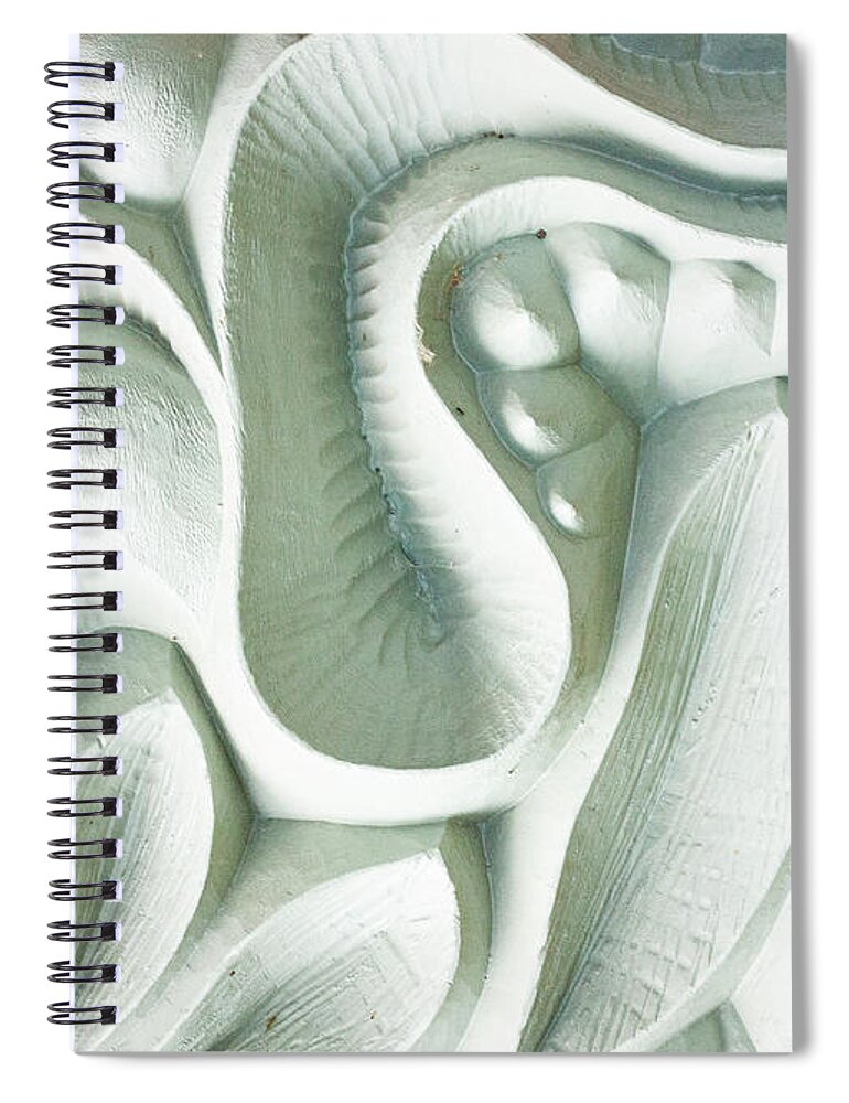 White Spiral Notebook featuring the photograph Fragment by Marilyn Cornwell