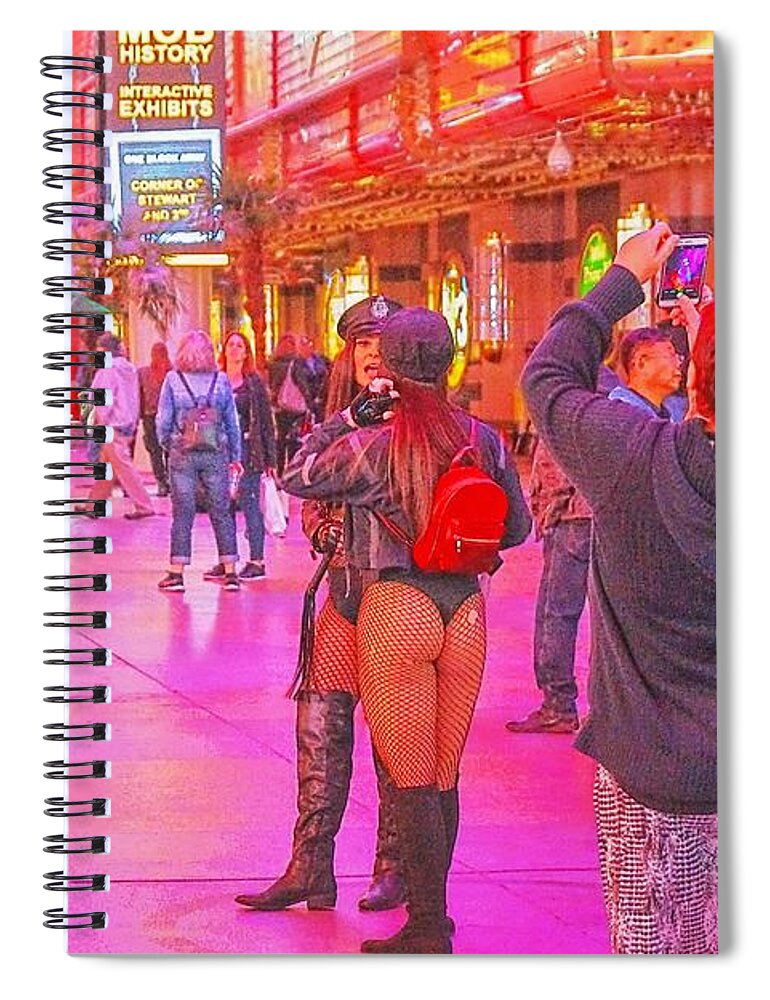  Spiral Notebook featuring the photograph Fremont Moments by Rodney Lee Williams