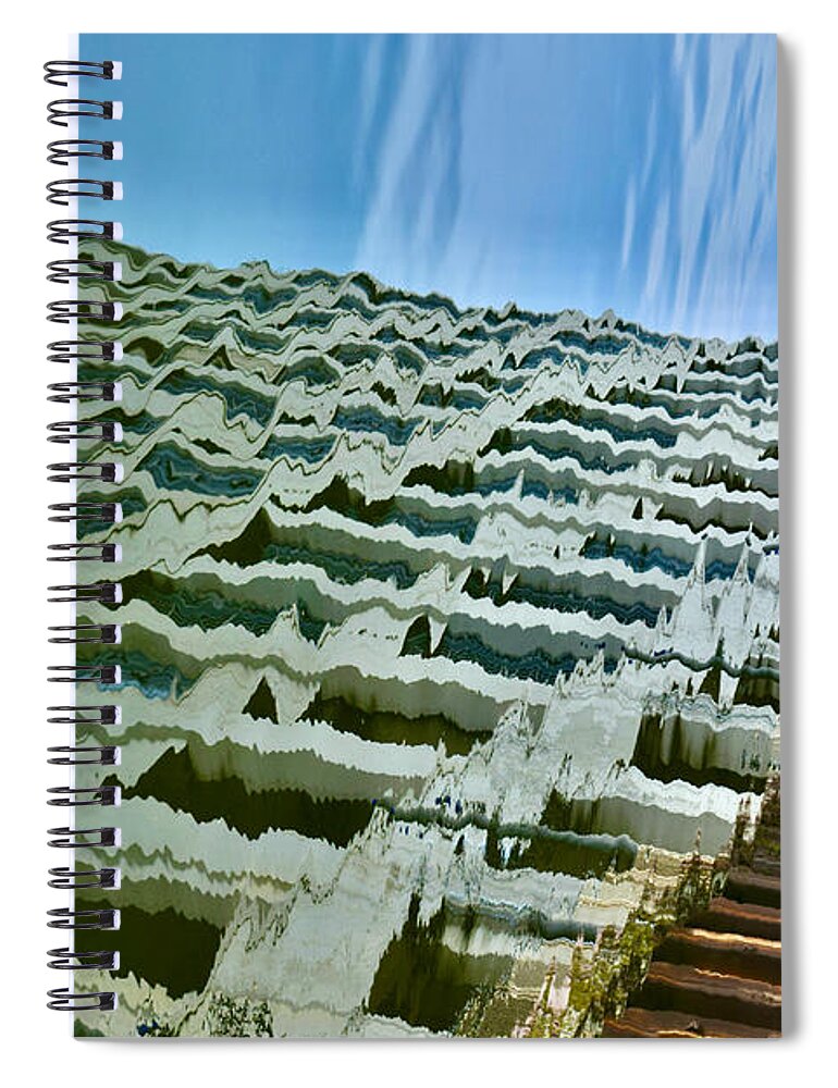 Chicago Spiral Notebook featuring the photograph Frequency of Water by Debra Banks