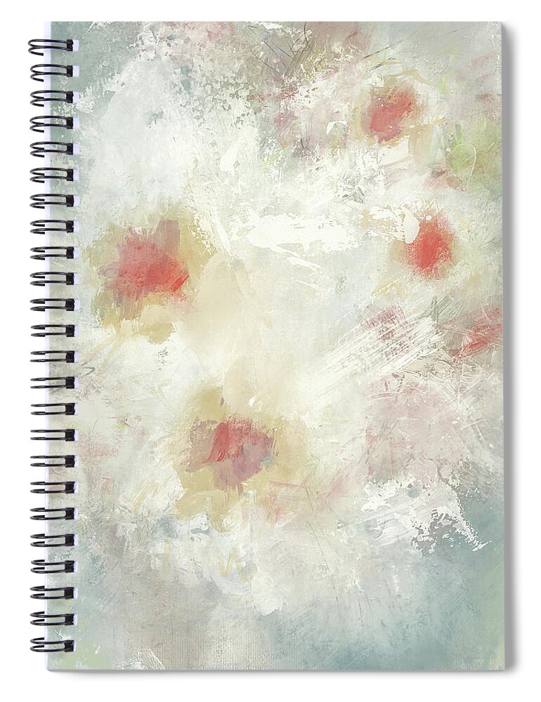 Abstract Spiral Notebook featuring the painting Fresh by Jai Johnson