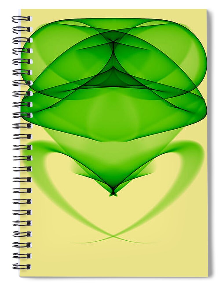 Animals Spiral Notebook featuring the digital art Frog by Anand Swaroop Manchiraju