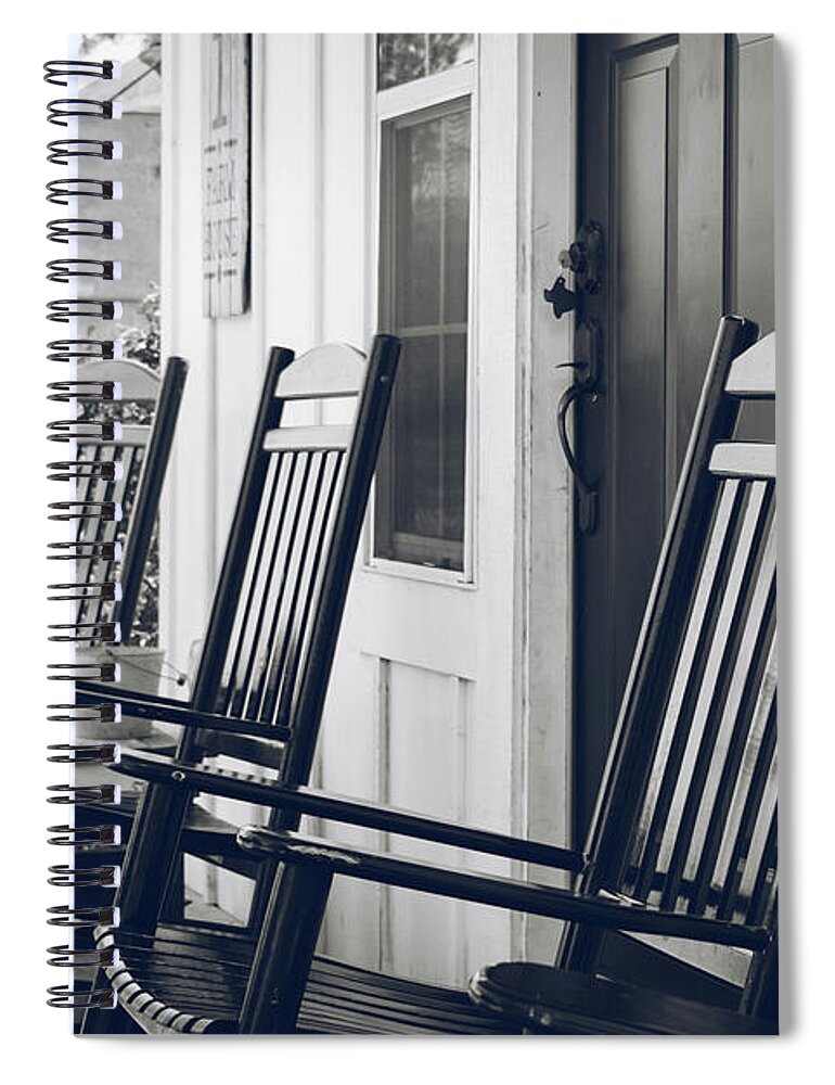 Front Porch Spiral Notebook featuring the photograph Front Porch by Kelly Wade