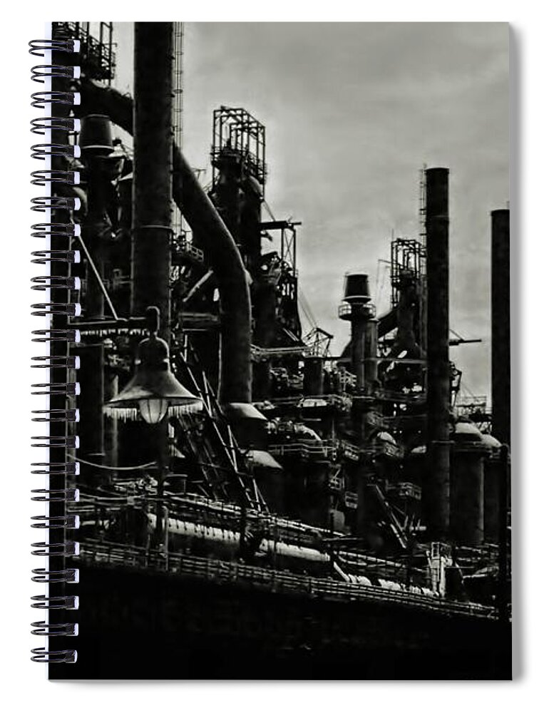 Bethlehem Spiral Notebook featuring the photograph Frozen in Time by DJ Florek