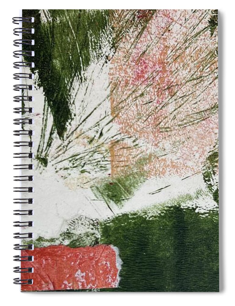 Landscape Spiral Notebook featuring the painting Frozen in Time by Tara Moorman