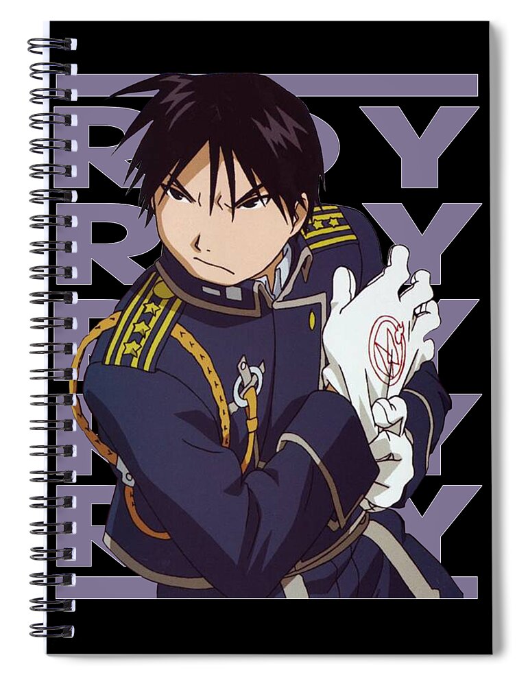 Fullmetal Alchemist Roy Mustang Name Anime Spiral Notebook