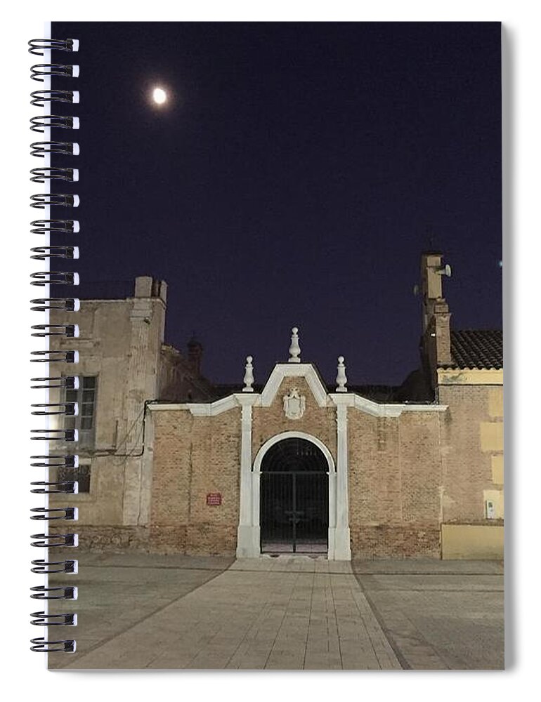 Colette Spiral Notebook featuring the photograph Fullmoon evening by Colette V Hera Guggenheim