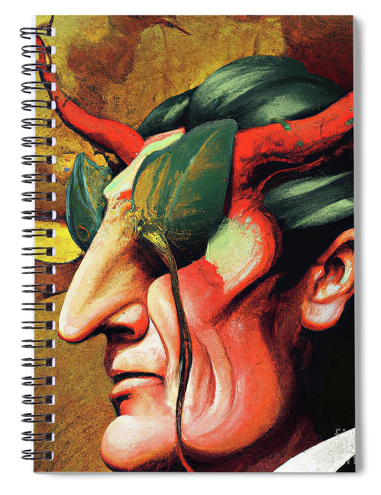 Ai Spiral Notebook featuring the photograph Furtivist 18 by Jack Torcello