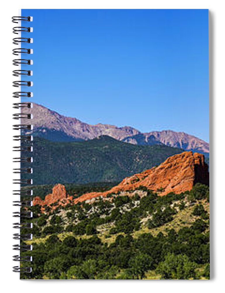 Garden Of The Gods Spiral Notebook featuring the photograph Garden of the Gods by Dale R Carlson