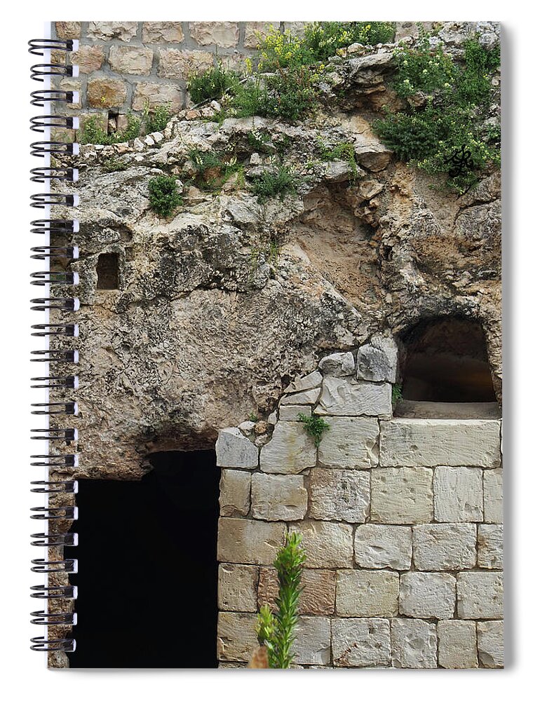 Tomb Spiral Notebook featuring the photograph Garden Tomb by Ginger Repke