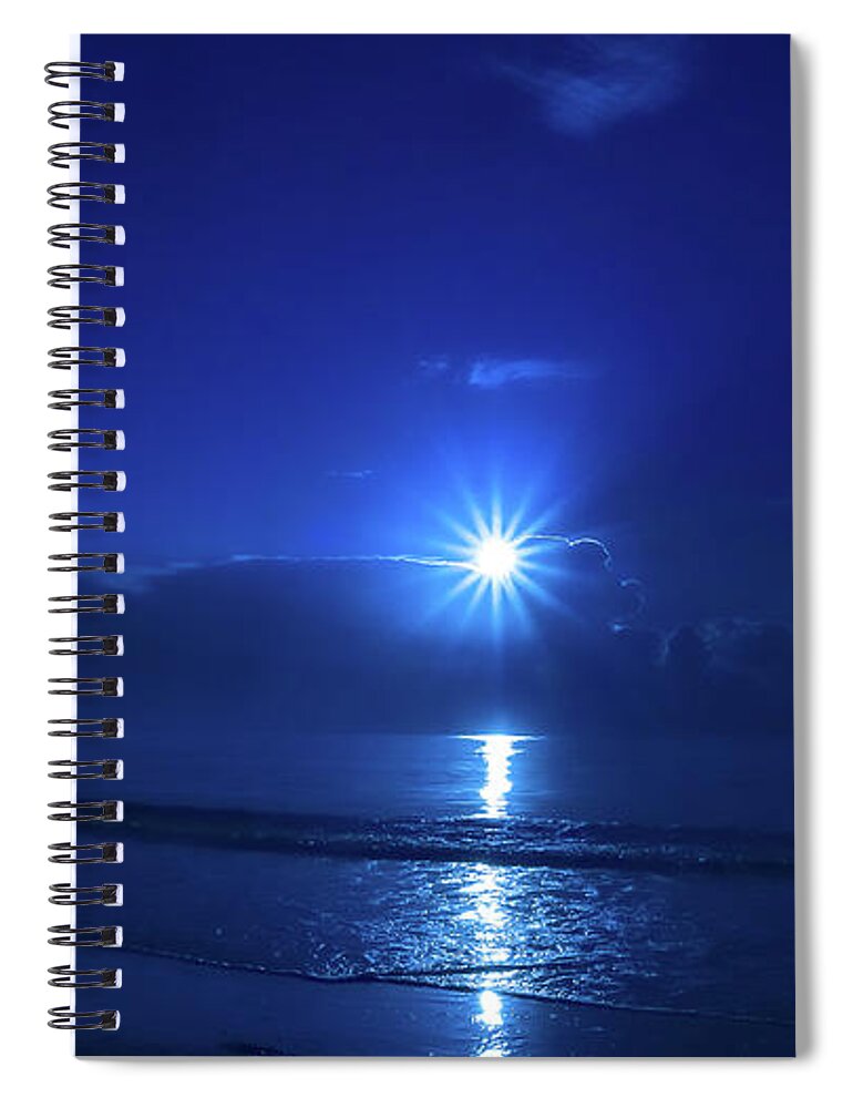 Jekyll Island Spiral Notebook featuring the photograph Gas Stove Burner Sunrise by Ed Williams