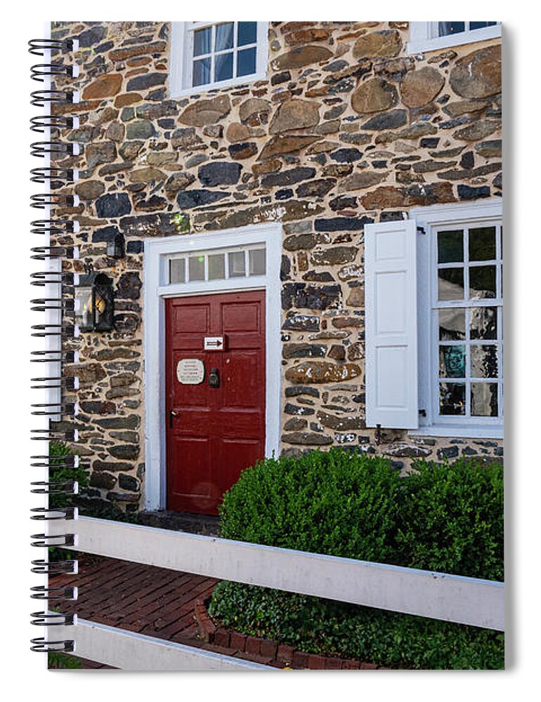 Gettysburg Spiral Notebook featuring the photograph Gettysburg Dobbin House Tavern by Bob Phillips