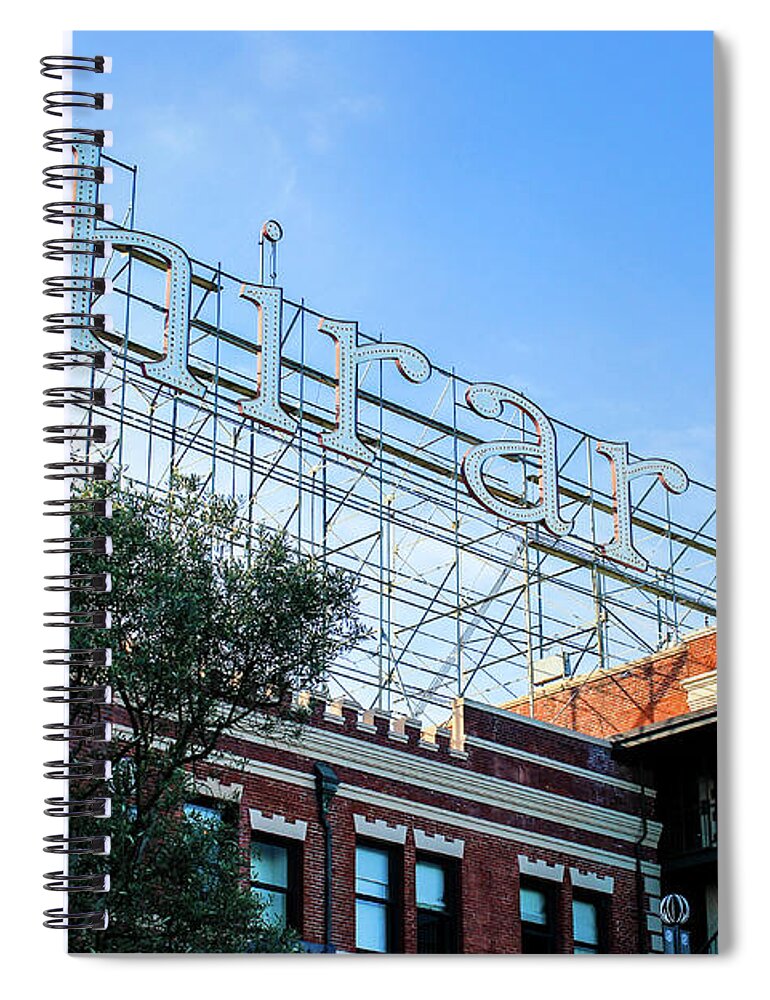 San Francisco Spiral Notebook featuring the photograph Ghirardelli Square by Wilko van de Kamp Fine Photo Art