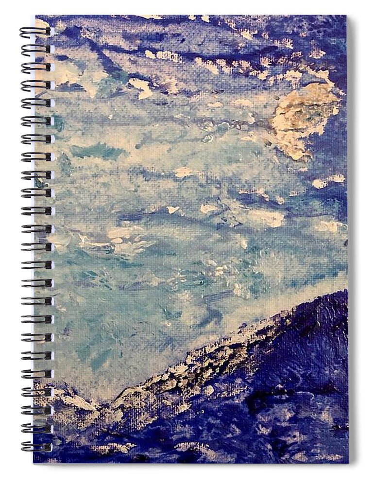 Ghost Spiral Notebook featuring the painting Ghost by Bethany Beeler