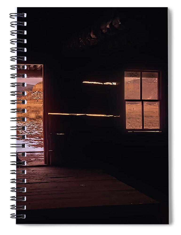 Cowboy Spiral Notebook featuring the photograph Ghost Ranch Dream by Dan McGeorge