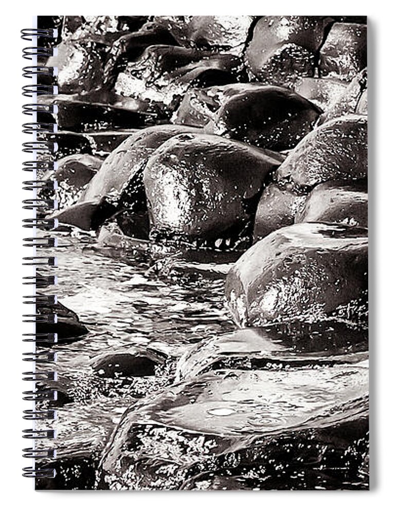 Ireland Spiral Notebook featuring the photograph Giant's Causeway by Kype Hills