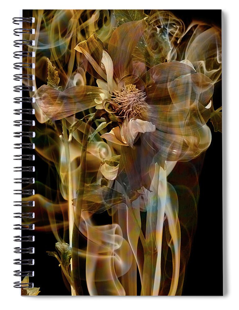 Dahlia Spiral Notebook featuring the photograph Given Natures by Cynthia Dickinson