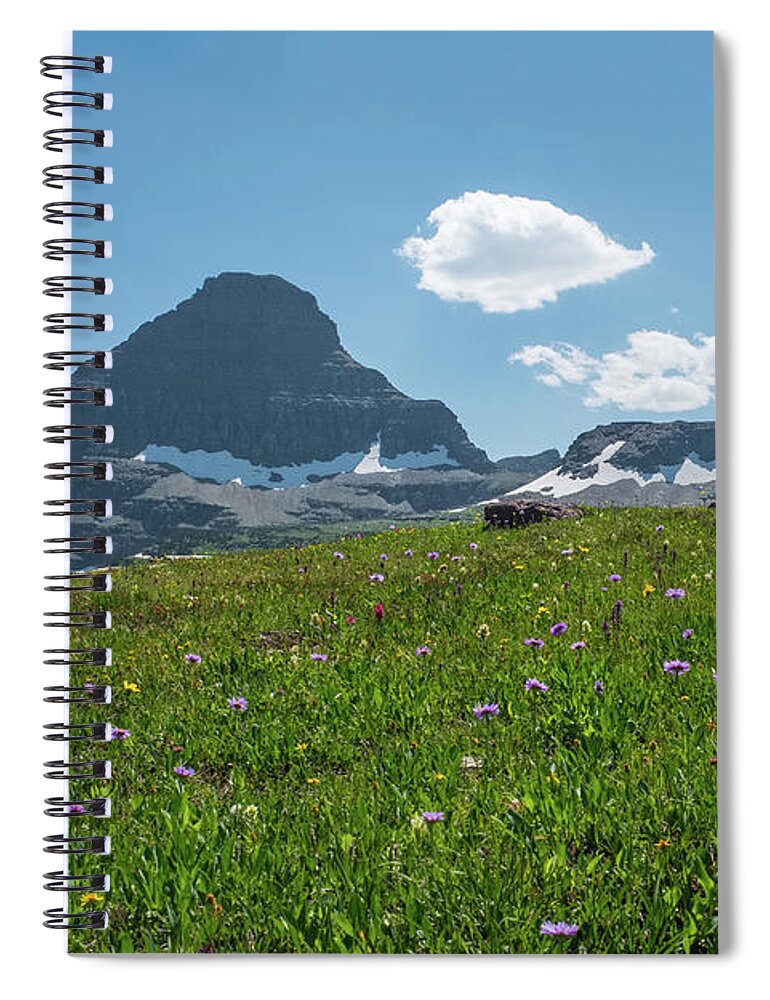 Montana Spiral Notebook featuring the photograph Glacier national park #2 by Alberto Zanoni
