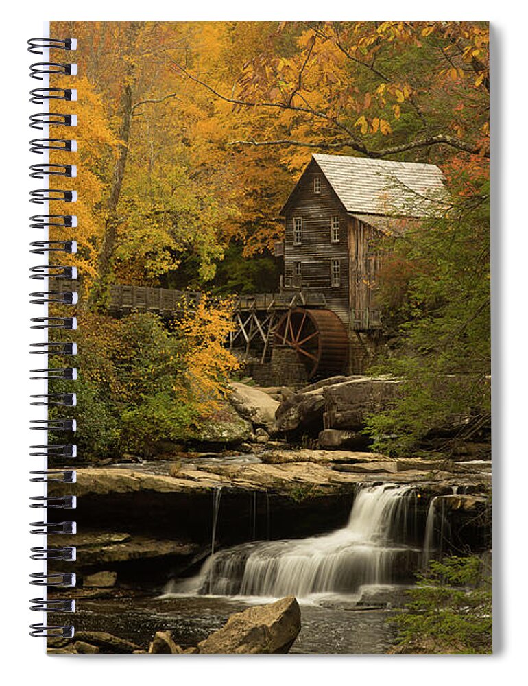 Mill Spiral Notebook featuring the photograph Glades Creek Mill 2020 by Doug McPherson