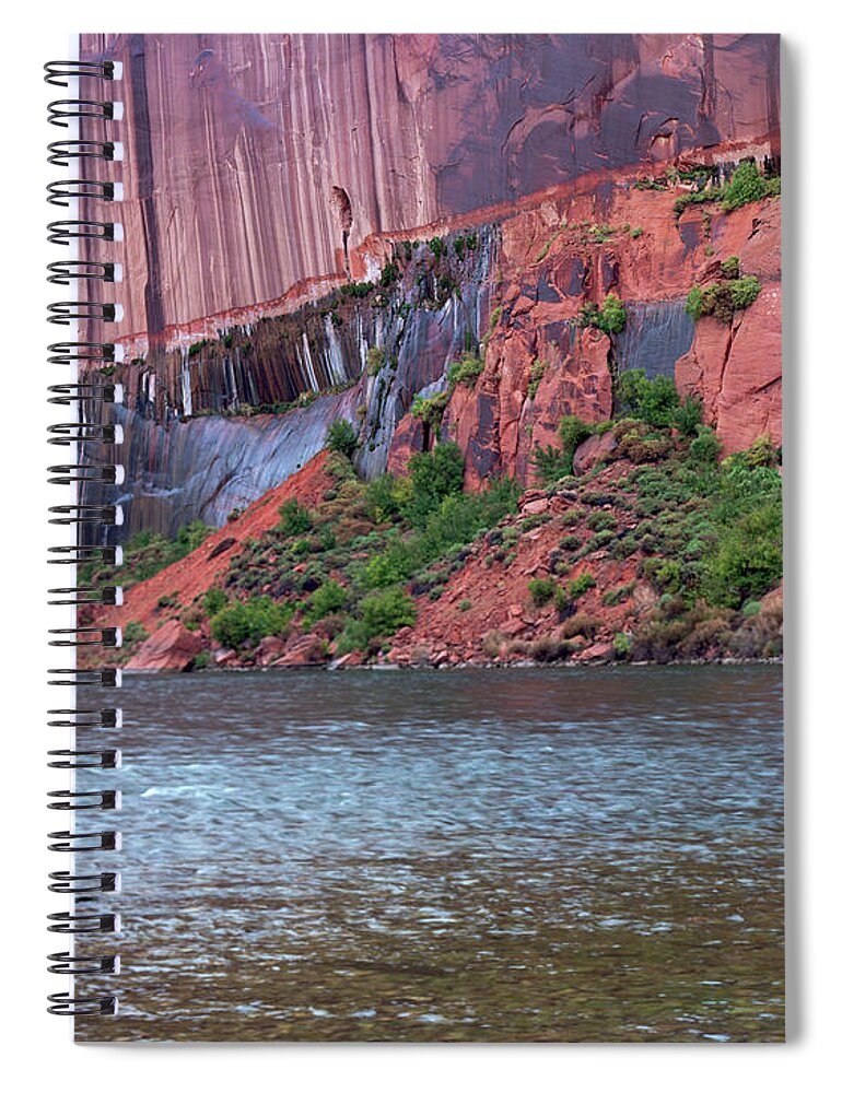 Arizona Spiral Notebook featuring the photograph Glen Canyon Seep by Tom Daniel