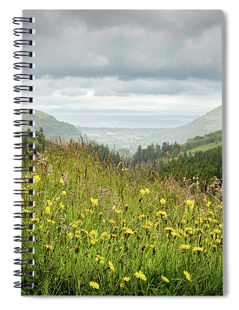 Glenariff Spiral Notebook featuring the photograph Glenariff by Nigel R Bell