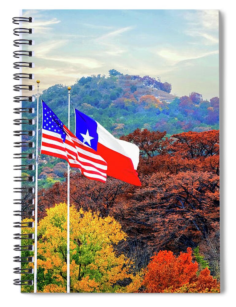 Texas Hill Country Spiral Notebook featuring the photograph Glory Days in the Hill Country by Lynn Bauer