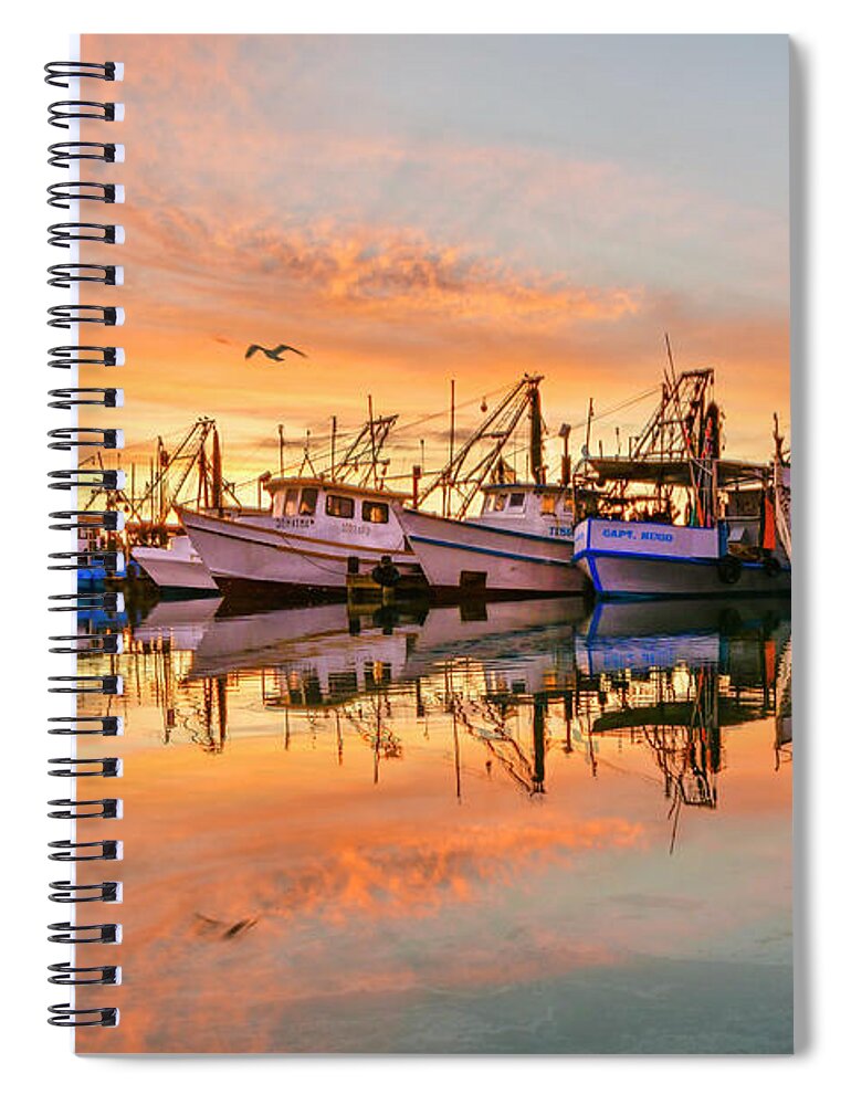 Christmas Spiral Notebook featuring the photograph God's Gift by Christopher Rice