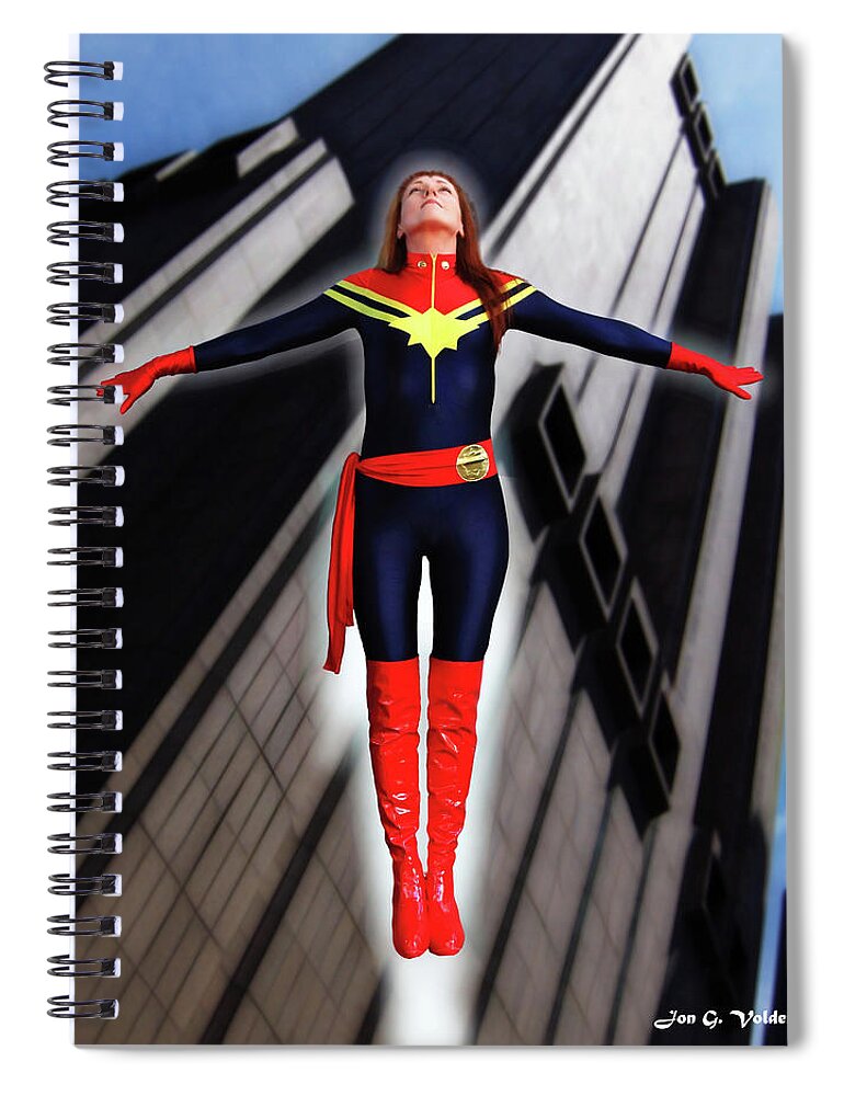Captain Spiral Notebook featuring the photograph Going Up by Jon Volden