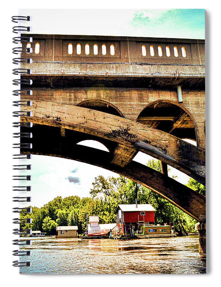 Wagon Bridge Spiral Notebook featuring the photograph Good Afternoon by Susie Loechler