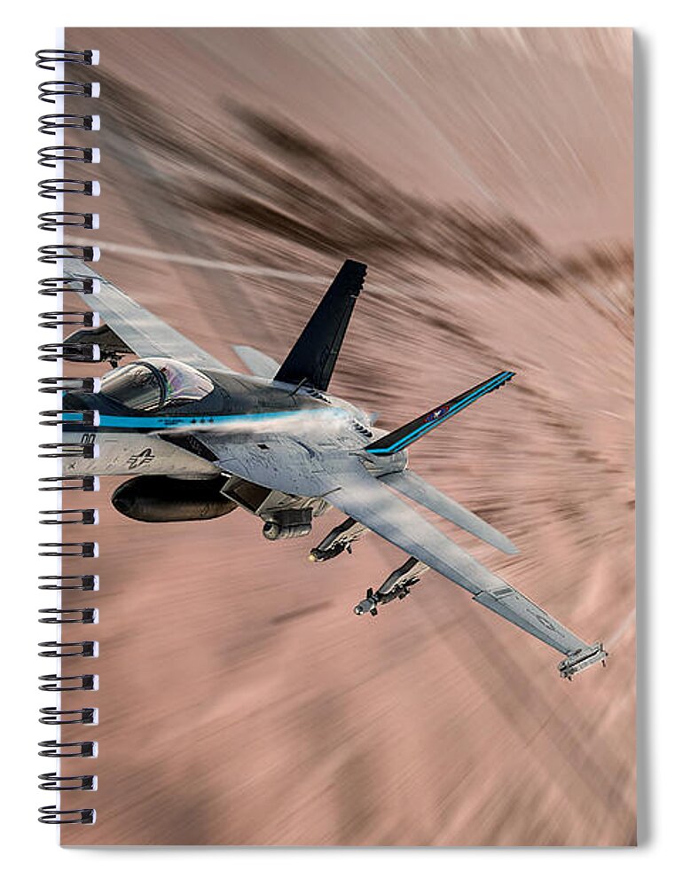 Top Gun Spiral Notebook featuring the digital art Top Gun Maverick Good Morning Aviators by Airpower Art