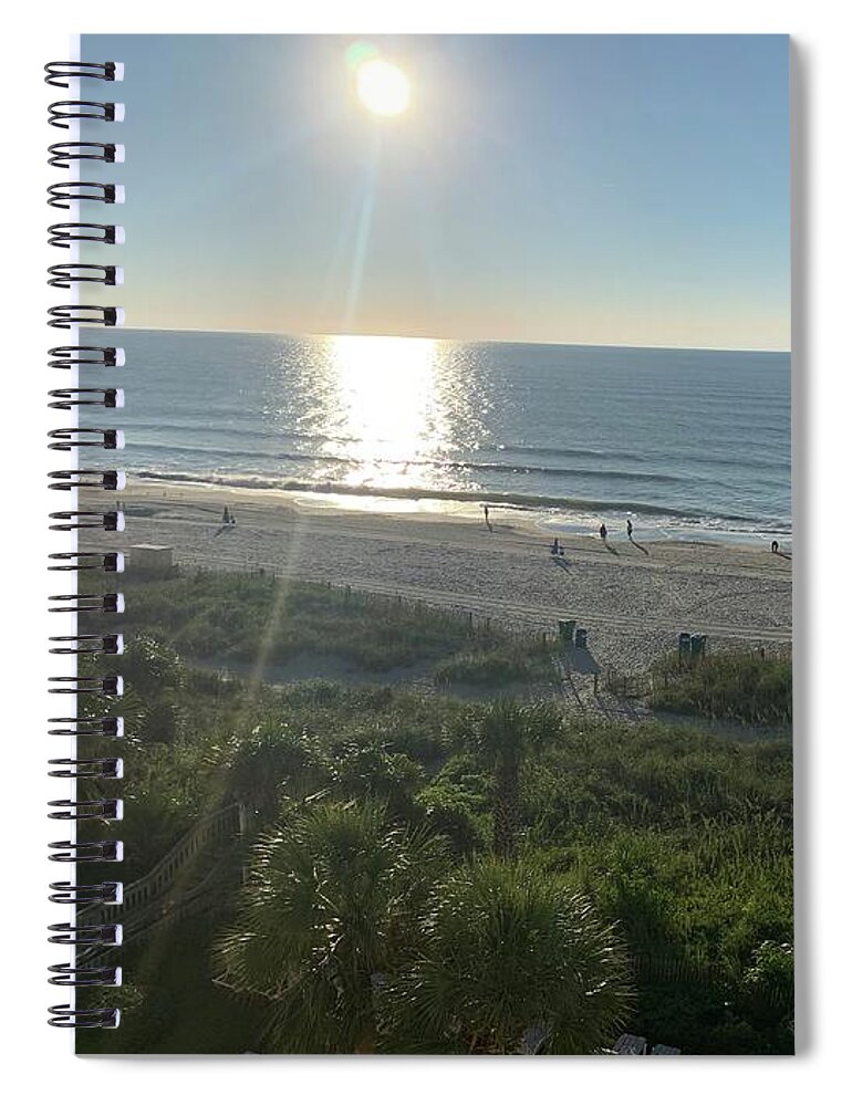 Photography Spiral Notebook featuring the photograph Good Morning Myrtle Beach by Lisa White