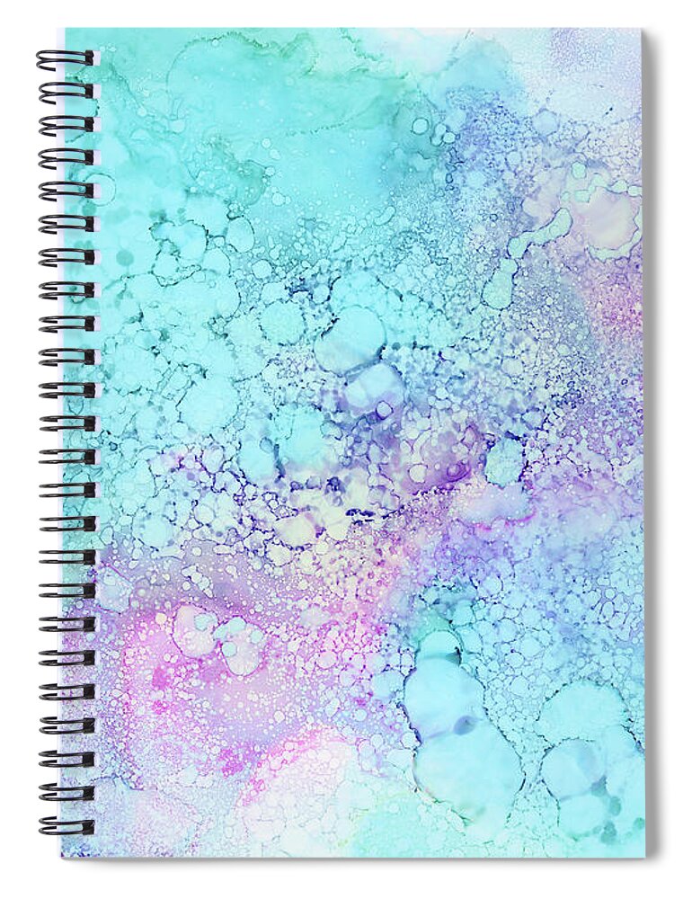 Pink Spiral Notebook featuring the painting Grace by Tamara Nelson