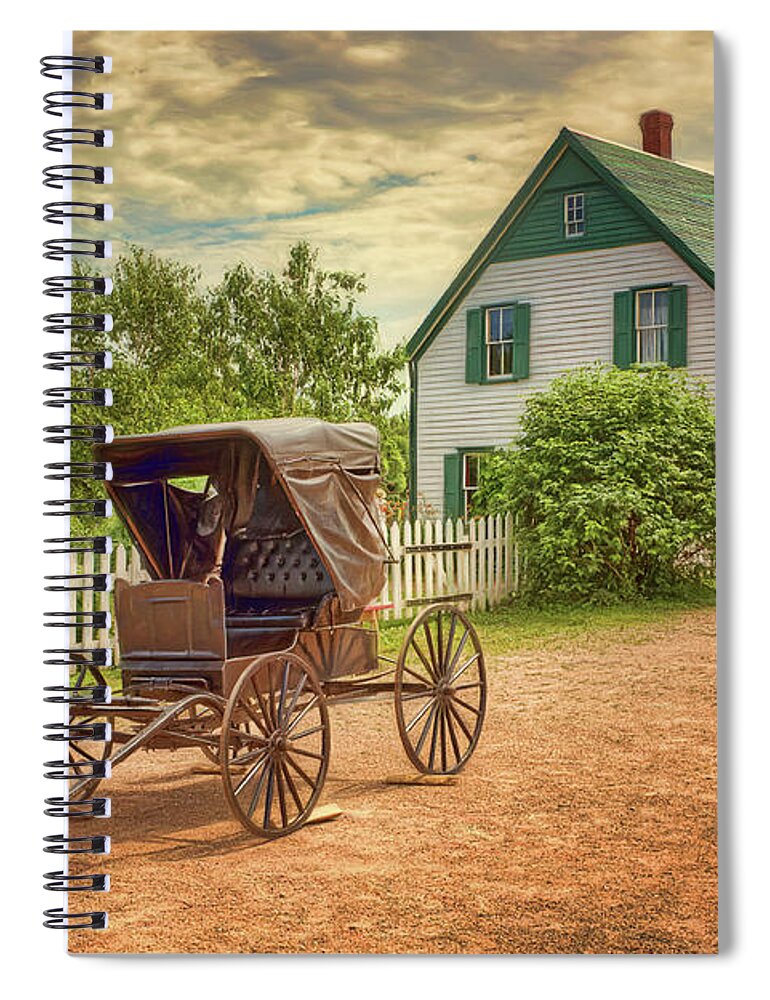 Green Gables Spiral Notebook featuring the photograph Green Gables by Nikolyn McDonald