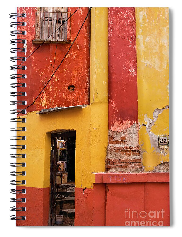 Guanajuato Spiral Notebook featuring the photograph Guanajuato, Mexico by David Little-Smith