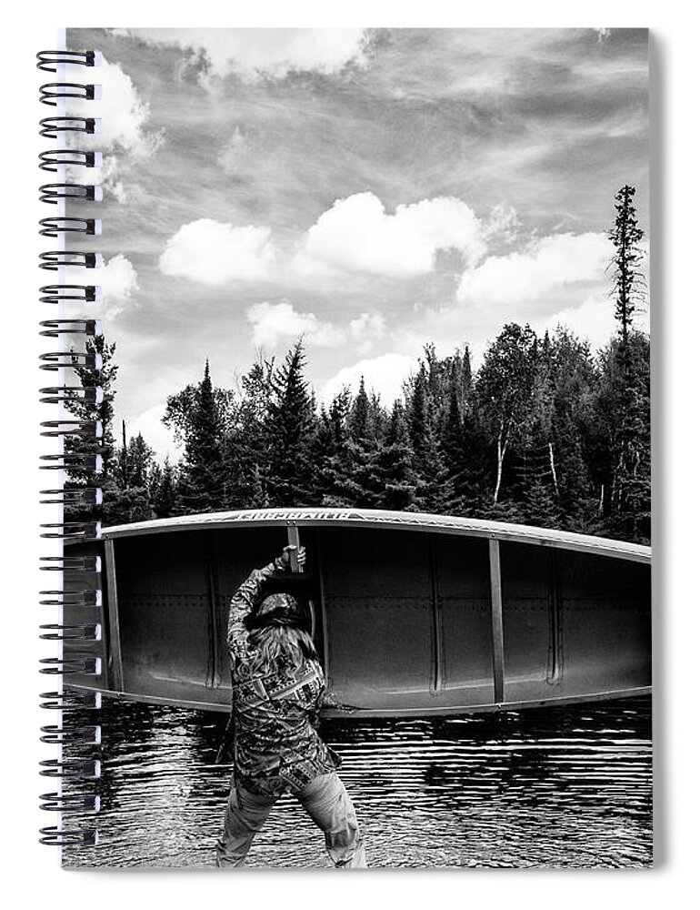Bwca Spiral Notebook featuring the photograph Guide by Cynthia Dickinson