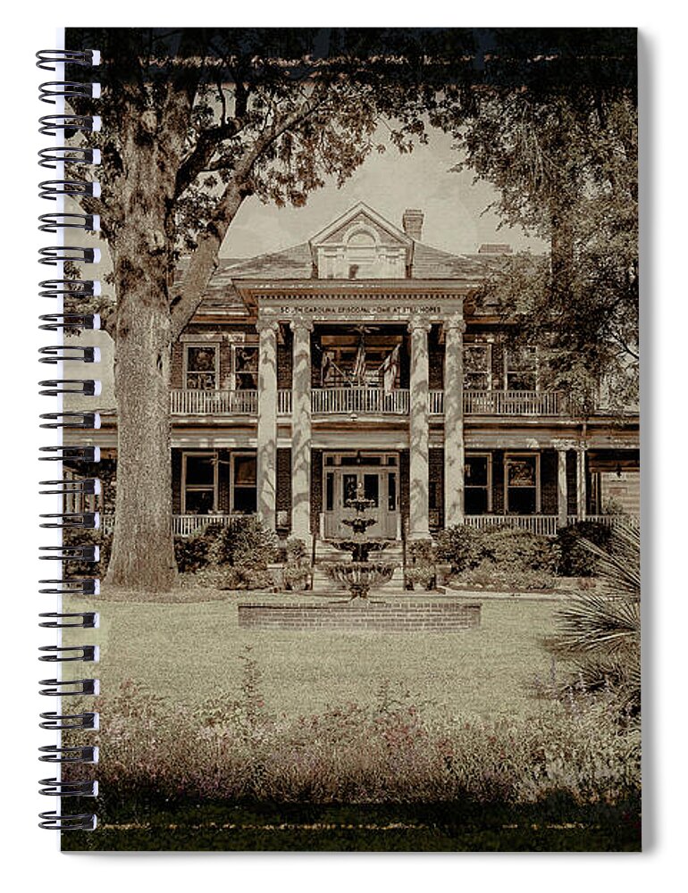 2016 Spiral Notebook featuring the photograph Guignard Mansion Back in the Day by Charles Hite