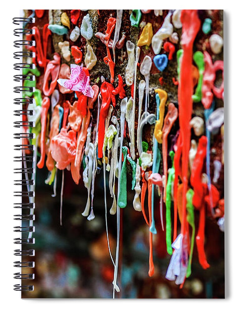 Gum Spiral Notebook featuring the photograph Gum by Mina Isaac