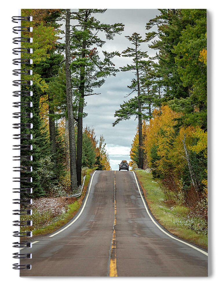 Fall Spiral Notebook featuring the photograph Gunflint in the Fall by Kevin Argue