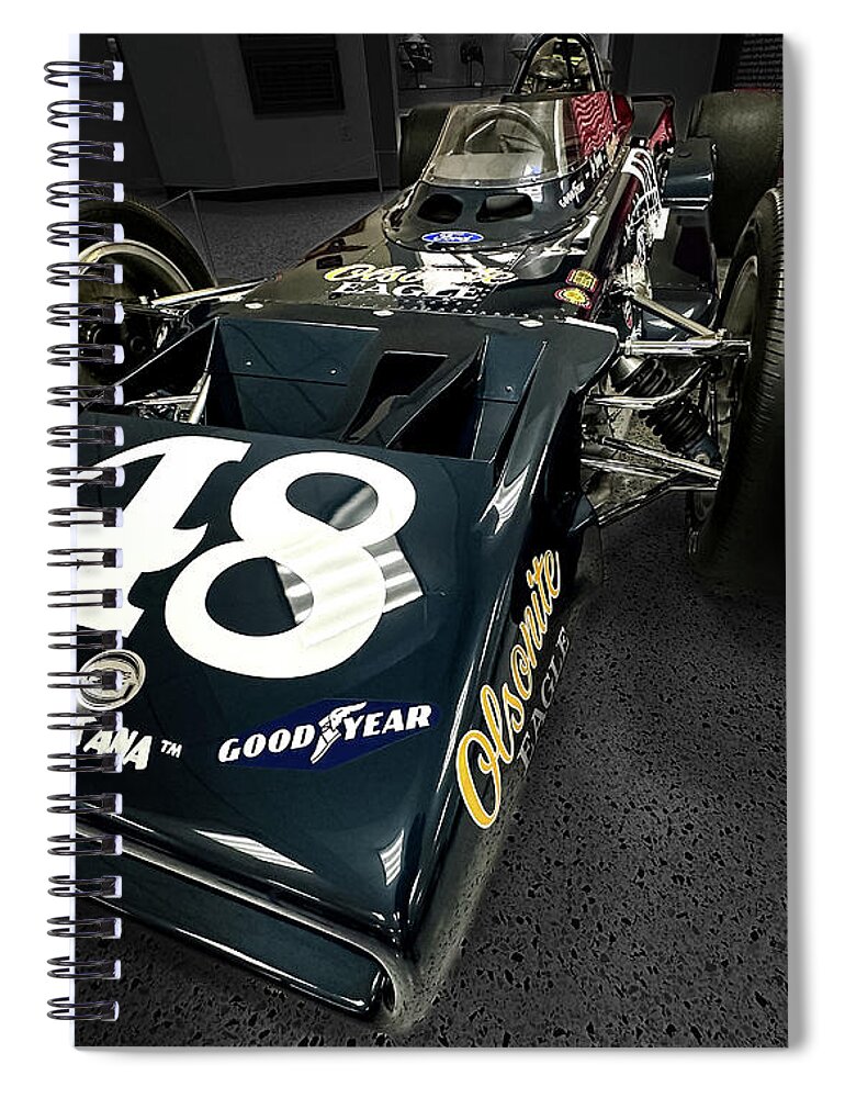  Spiral Notebook featuring the photograph Gurney Eagle by Josh Williams
