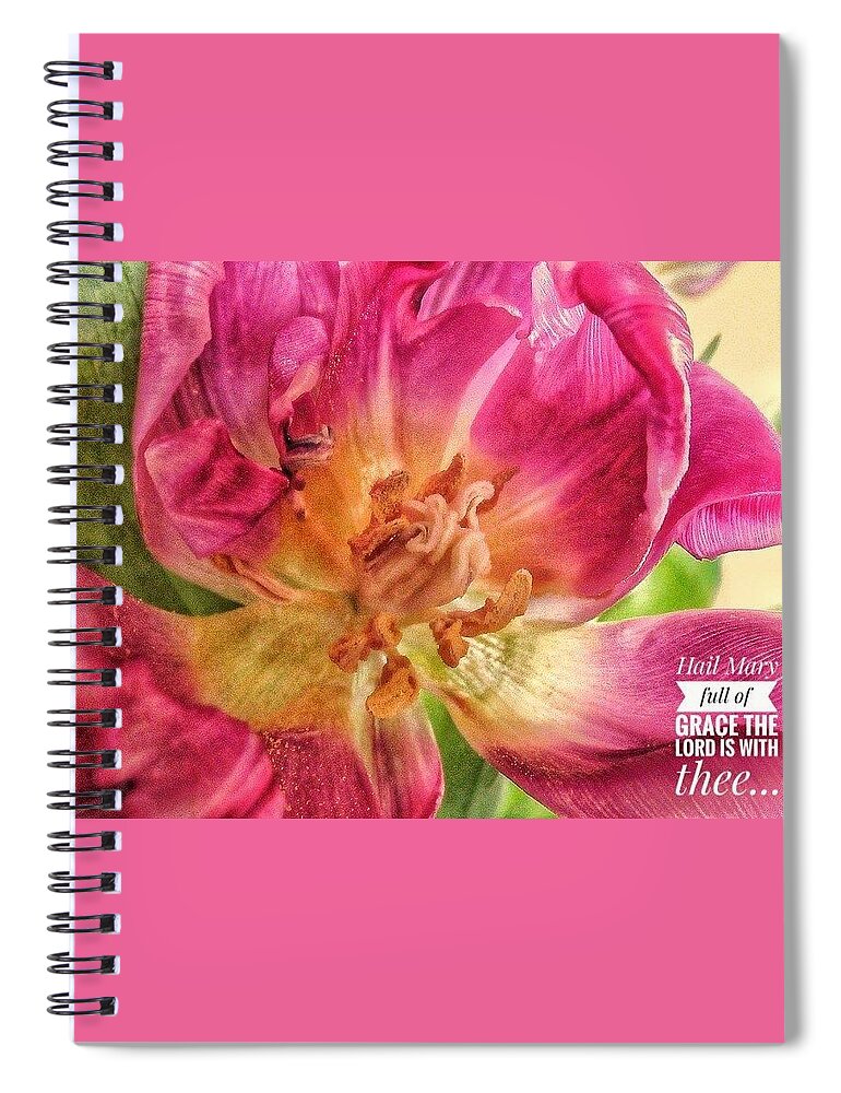 Rosary Catholic Church Christian Women Woman Mothers Mary Spiral Notebook featuring the photograph Salute to the Rosary Society by Windshield Photography