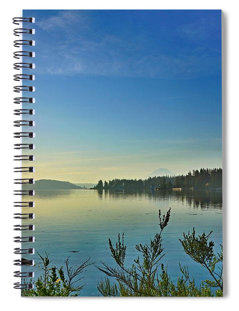 Sea Spiral Notebook featuring the photograph Hale Passage by Bill TALICH