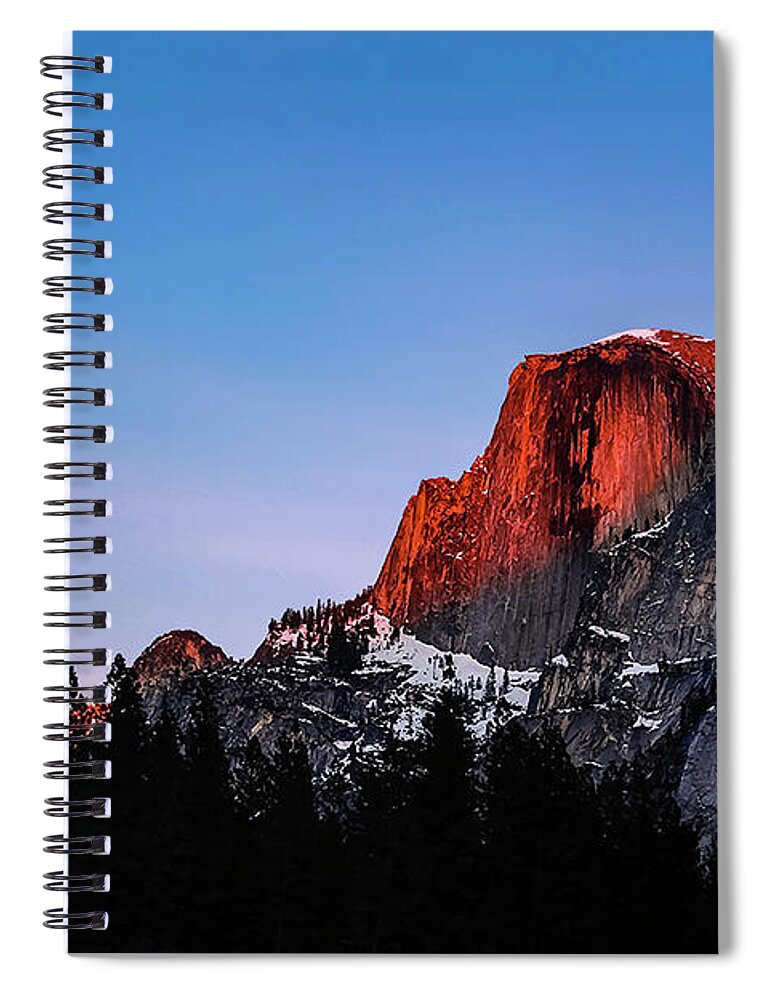  Spiral Notebook featuring the photograph Half Dome by Gary Johnson