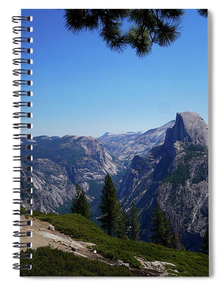 Half Dome Spiral Notebook featuring the photograph Half Dome in Yosemite by Rick Wilking